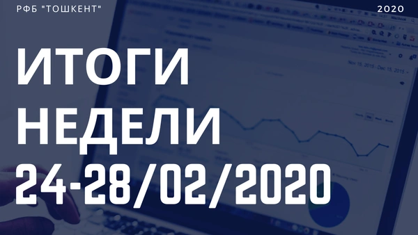Итоги недели (24-28 февраля 2020)