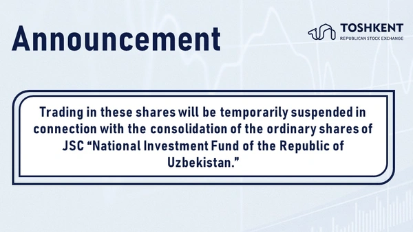 ATTENTION: TEMPORARY SUSPENSION OF TRADING