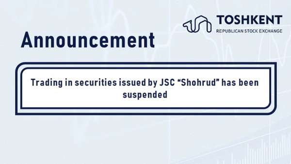 ATTENTION: SUSPENSION OF SECURITIES CIRCULATION