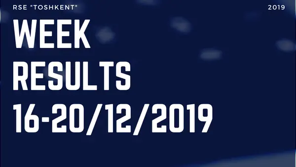 Week results 16-20, December