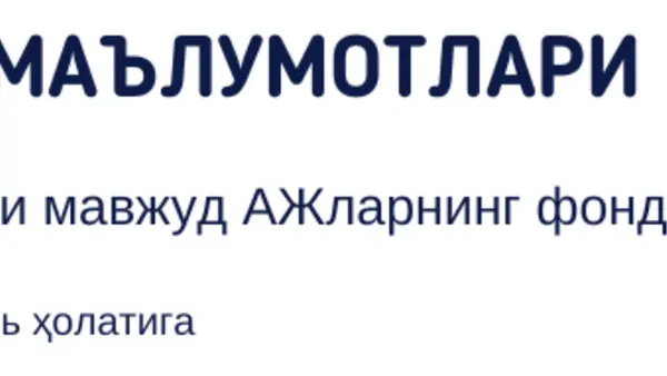 Биржа маълумотлари. Давлат улуши мавжуд АЖларнинг фонд биржасидаги иштироки 2022 йил 1 ноябр ҳолатига