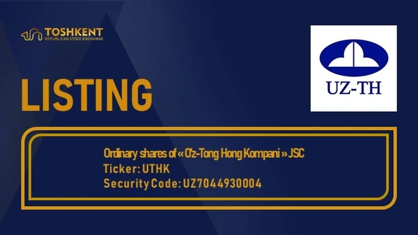 NOTICE: LISTING ANNOUNCEMENT