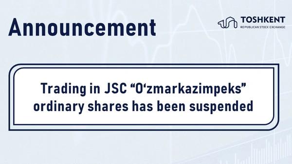 NOTICE: SUSPENSION OF SECURITIES TRADING