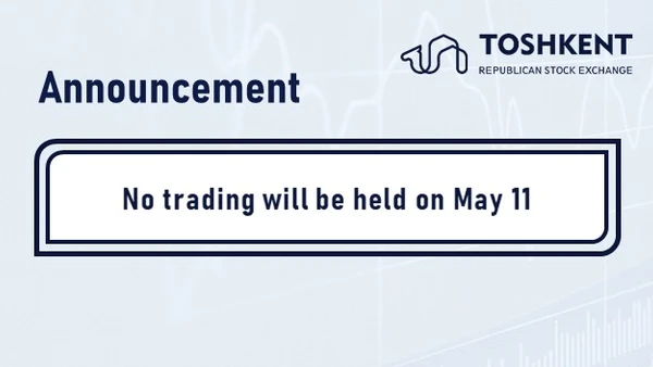 Announcement: No Exchange Trading on May 11