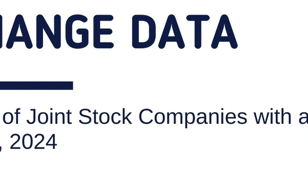 Exchange data. Overview of Stock Companies with a state share on April 1, 2024