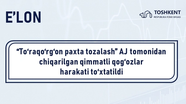 DIQQAT: QIMMATLI QOG‘OZLAR HARAKATINI TO‘XTATISH