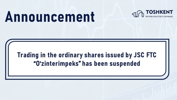 ATTENTION: SUSPENSION OF SECURITIES TRADING